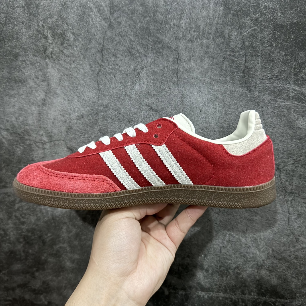 图片[2]-【R版】adidas originals Samba OG 红n此款以简约大方的造型设计，给人以随性休闲的时尚格调，穿着舒适轻便，运动灵活自如，蓝满足日常个性穿搭。 货号：IG8905 Size：36 36.5 37 38 38.5 39 40 40.5 41 42 42.5 43 44 44.5 45 编码：LDS200220-鞋库