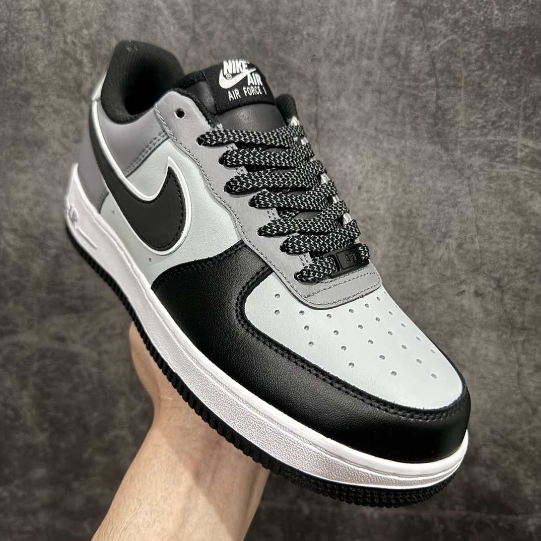 图片[3]-【公司级】小红书爆款 官方同步ID定制 原装版本 Nike Air Force 1 Low \’07 “狼灰黑”低帮空军一号休闲板鞋 定制皮料 原楦原纸板 正品NFC感应芯片 纯正版型 清洁度完美 内置全掌气垫货号：TP5558-756Size：36 36.5 37.5 38 38.5 39 40 40.5 41 42 42.5 43 44 44.5 45 编码：HXS270280-鞋库