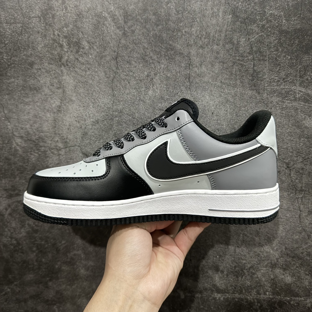 图片[2]-【公司级】小红书爆款 官方同步ID定制 原装版本 Nike Air Force 1 Low \’07 “狼灰黑”低帮空军一号休闲板鞋 定制皮料 原楦原纸板 正品NFC感应芯片 纯正版型 清洁度完美 内置全掌气垫货号：TP5558-756Size：36 36.5 37.5 38 38.5 39 40 40.5 41 42 42.5 43 44 44.5 45 编码：HXS270280-鞋库