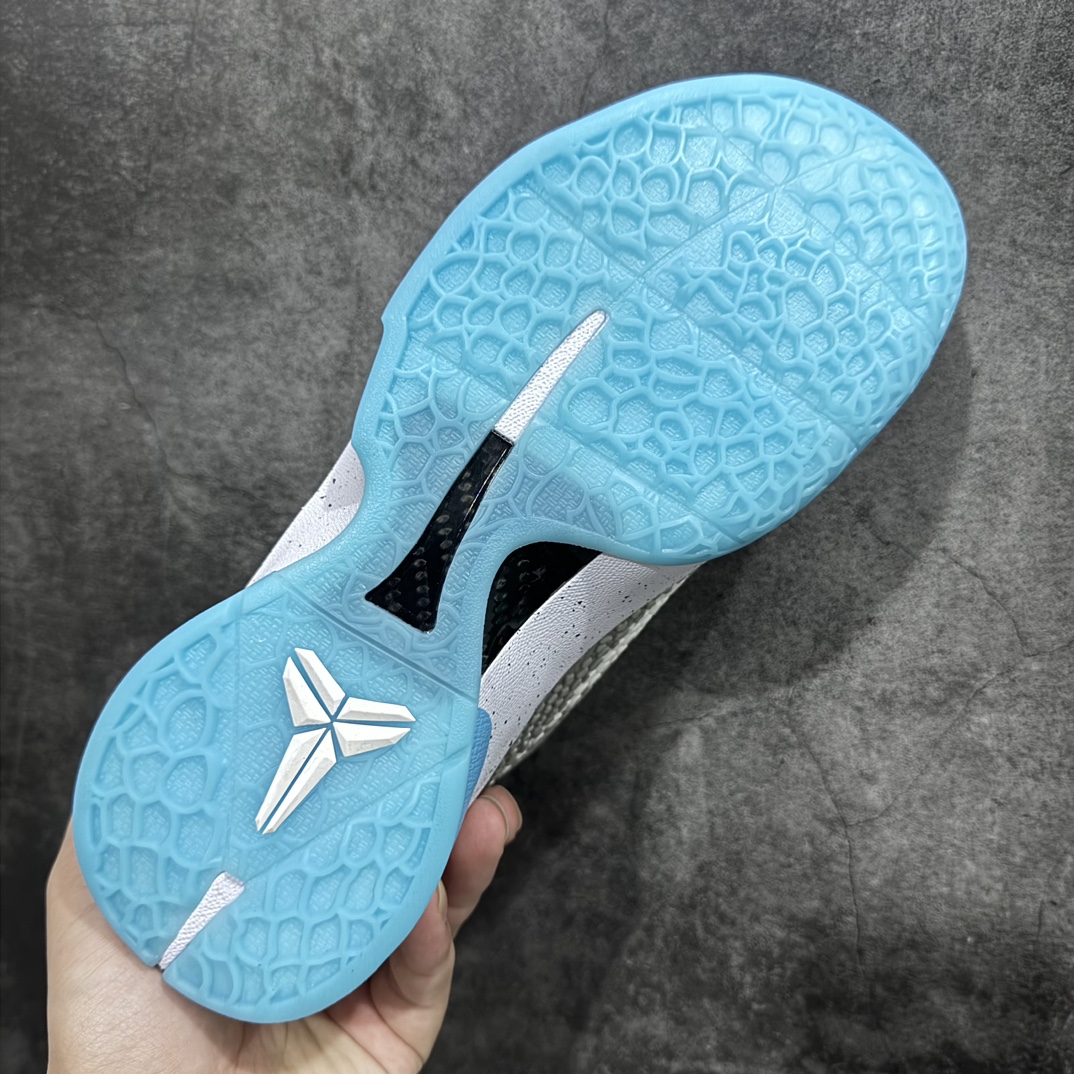 图片[9]-【MX版本】NK Zoom Kobe 6 科比六代 白灰蓝 货号：PE2023-101n前后气垫加持 信仰绝不减配市售唯一PROTRO复刻版开发货品全鞋身材料卡色独家定制SWOOSH 蛇鳞 正确珠光效果（内嵌珍珠粉）n独家前掌Zoom Turbo 后掌马蹄Zoom缓震内置全真动态飞线 独家复刻U型缓震垫带独立钢印十年情怀 这里完美落地 致力打造最强ZK系列  尺码：41 42 42.5 43 44 44.5 45 45.5 46 47.5 48.5 49.5 编码：T1520550-鞋库