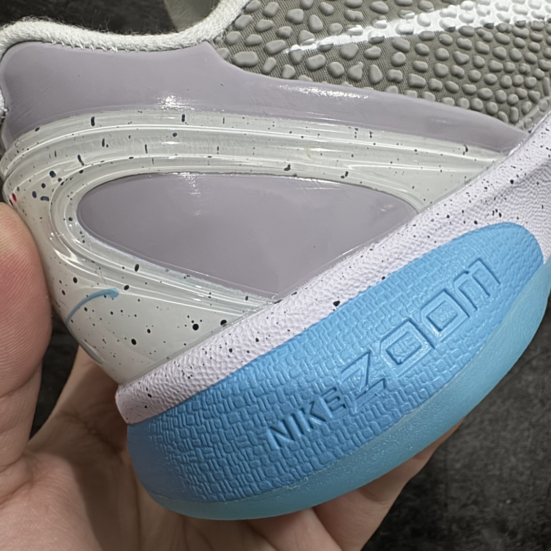 图片[2]-【MX版本】NK Zoom Kobe 6 科比六代 白灰蓝 货号：PE2023-101n前后气垫加持 信仰绝不减配市售唯一PROTRO复刻版开发货品全鞋身材料卡色独家定制SWOOSH 蛇鳞 正确珠光效果（内嵌珍珠粉）n独家前掌Zoom Turbo 后掌马蹄Zoom缓震内置全真动态飞线 独家复刻U型缓震垫带独立钢印十年情怀 这里完美落地 致力打造最强ZK系列  尺码：41 42 42.5 43 44 44.5 45 45.5 46 47.5 48.5 49.5 编码：T1520550-鞋库