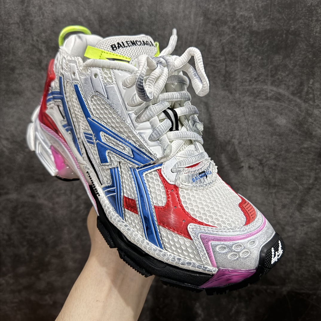 图片[3]-【XA版本】Balenciaga Runer 巴黎世家7代 破坏风 手工做旧款复古老爹鞋n全新版本出货 核心配合工厂优势供应市场最优品质 鞋型细节做旧等都好于市场版本n不但比市场货好 而且比市场货便宜💪🏻n原厂点胶工艺同步原鞋 区别市面所有版本n非市面所有固定TPU，原厂订制胶棒 一切细节高端还原  ，欢迎挑刺💪🏻 尺码：35-46 编码：DF490520-鞋库