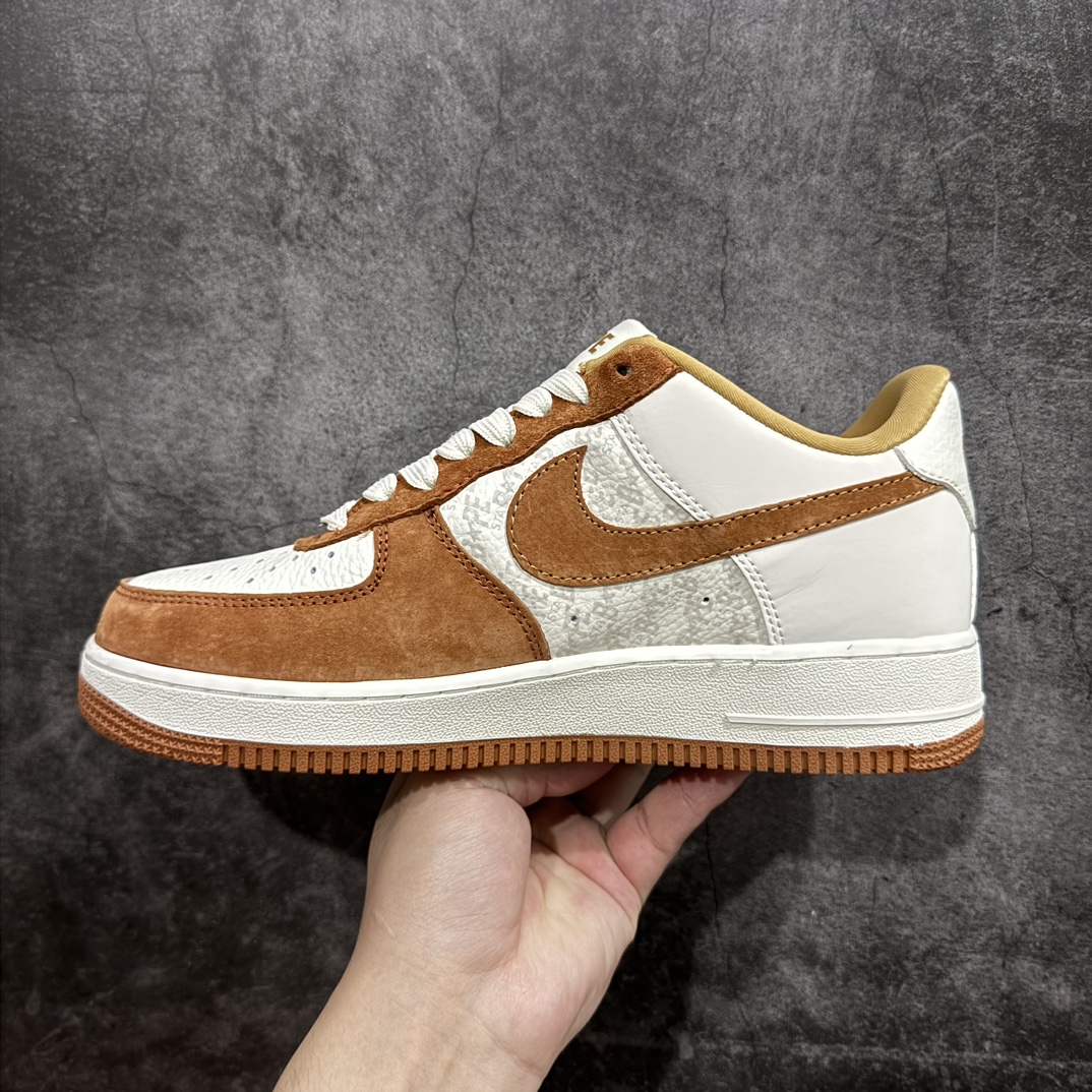 图片[2]-【公司级】Nk Air Force 1\’07 Low BAPE联名-米白栗黄猪八 空军一号低帮休闲板鞋 BA8806-847n原楦头原纸板 原装鞋盒 定制五金配件 内置全掌气垫 原厂鞋底  尺码：36 36.5 37.5 38 38.5 39 40 40.5 41 42 42.5 43 44 44.5 45 编码：HXS310320-鞋库