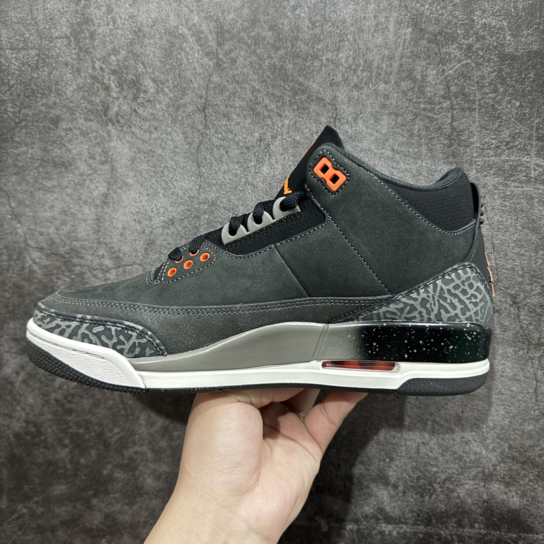 图片[2]-【巅峰版】Air Jordan AJ3 Retro 恐惧 CT8532-080 全套原纸板楦头开发 原厂大底磨具加持立体防滑纹理 原装可视Air Sole气垫 原汁原味最完美的三代版型 唯一正确鞋头趴度弧度高度鞋身腰线 原厂TPU彩虹扎染后跟饰片 正确内里反口里网布 皮料菱角分明不变形无多余毛边 广东原厂zp同批次手工大底描漆拉丝 市场唯一原厂鞋扣模具 原厂织唛标 原厂飞人电绣工艺 尾指中部跳三针 独家绑鞋带手法 印刷中底布 四线拉帮 米色美纹纸贴合固定 进口港宝加持 后跟自然饱满 全鞋荧光划线卡点 追求极致完美 每一双都是工艺品 多重QC质检 超越公司货的品控标准 实实在在的免检产品  尺码：40 40.5 41 42 42.5 43 44 44.5 45 46 47.5 48.5 编码：T1440470-鞋库