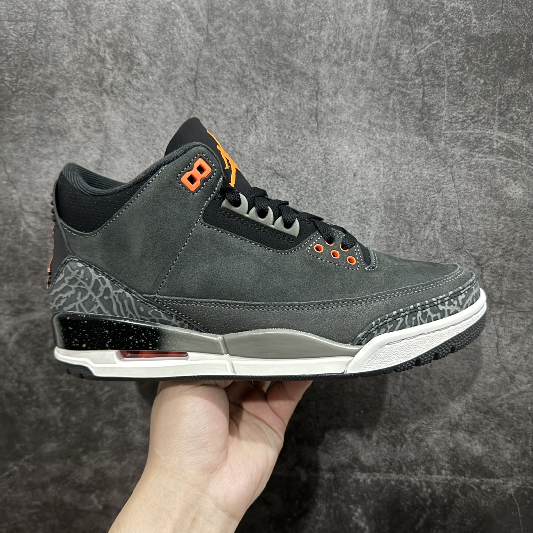 【巅峰版】Air Jordan AJ3 Retro 恐惧 CT8532-080 全套原纸板楦头开发 原厂大底磨具加持立体防滑纹理 原装可视Air Sole气垫 原汁原味最完美的三代版型 唯一正确鞋头趴度弧度高度鞋身腰线 原厂TPU彩虹扎染后跟饰片 正确内里反口里网布 皮料菱角分明不变形无多余毛边 广东原厂zp同批次手工大底描漆拉丝 市场唯一原厂鞋扣模具 原厂织唛标 原厂飞人电绣工艺 尾指中部跳三针 独家绑鞋带手法 印刷中底布 四线拉帮 米色美纹纸贴合固定 进口港宝加持 后跟自然饱满 全鞋荧光划线卡点 追求极致完美 每一双都是工艺品 多重QC质检 超越公司货的品控标准 实实在在的免检产品  尺码：40 40.5 41 42 42.5 43 44 44.5 45 46 47.5 48.5 编码：T1440470-鞋库