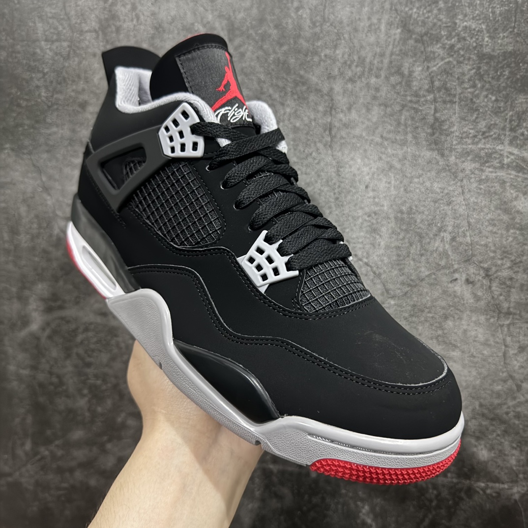 纯原版本AirJordanAJ4Retro黑红公牛308497-060第一梯队最新批次细节多次校对改良接