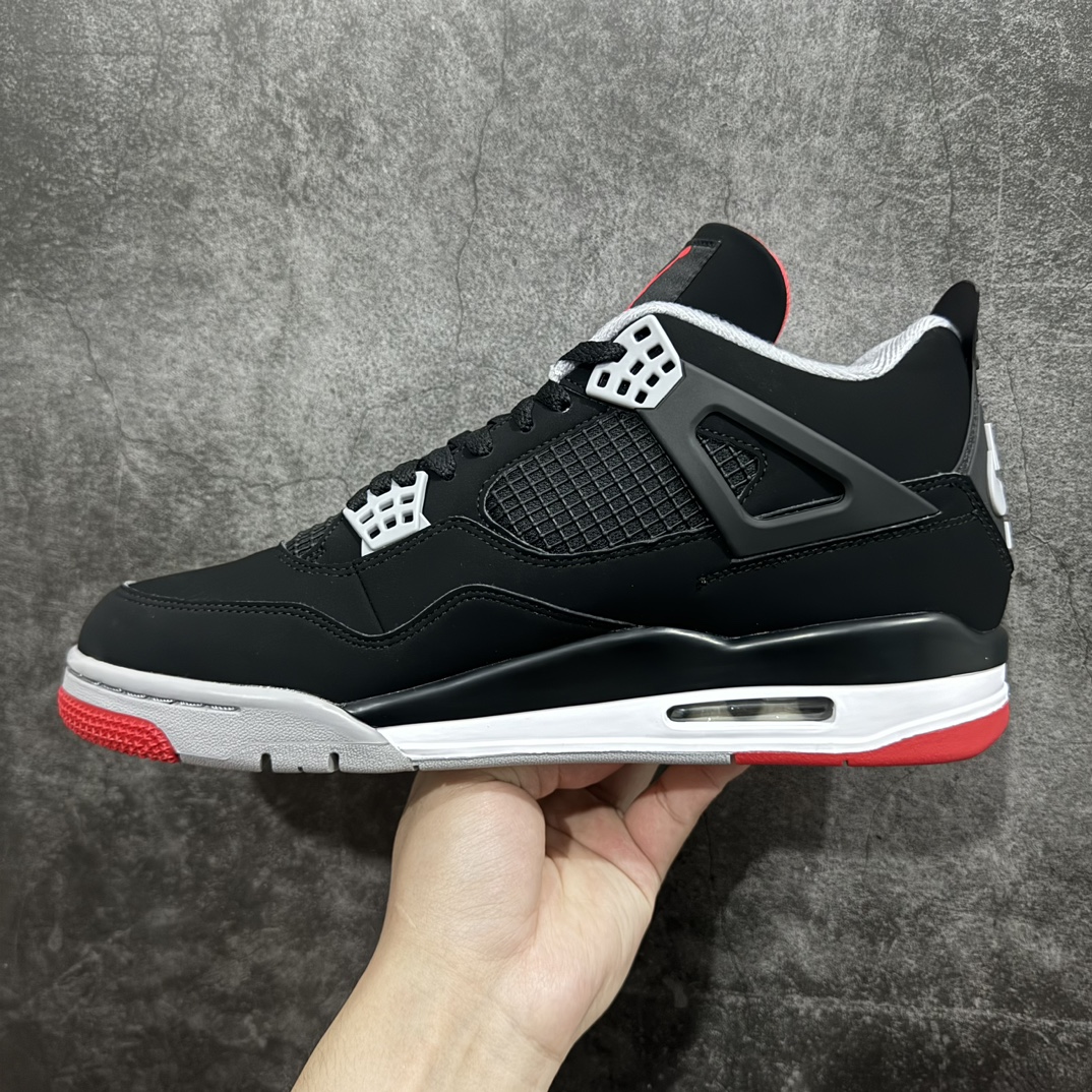 纯原版本AirJordanAJ4Retro黑红公牛308497-060第一梯队最新批次细节多次校对改良接