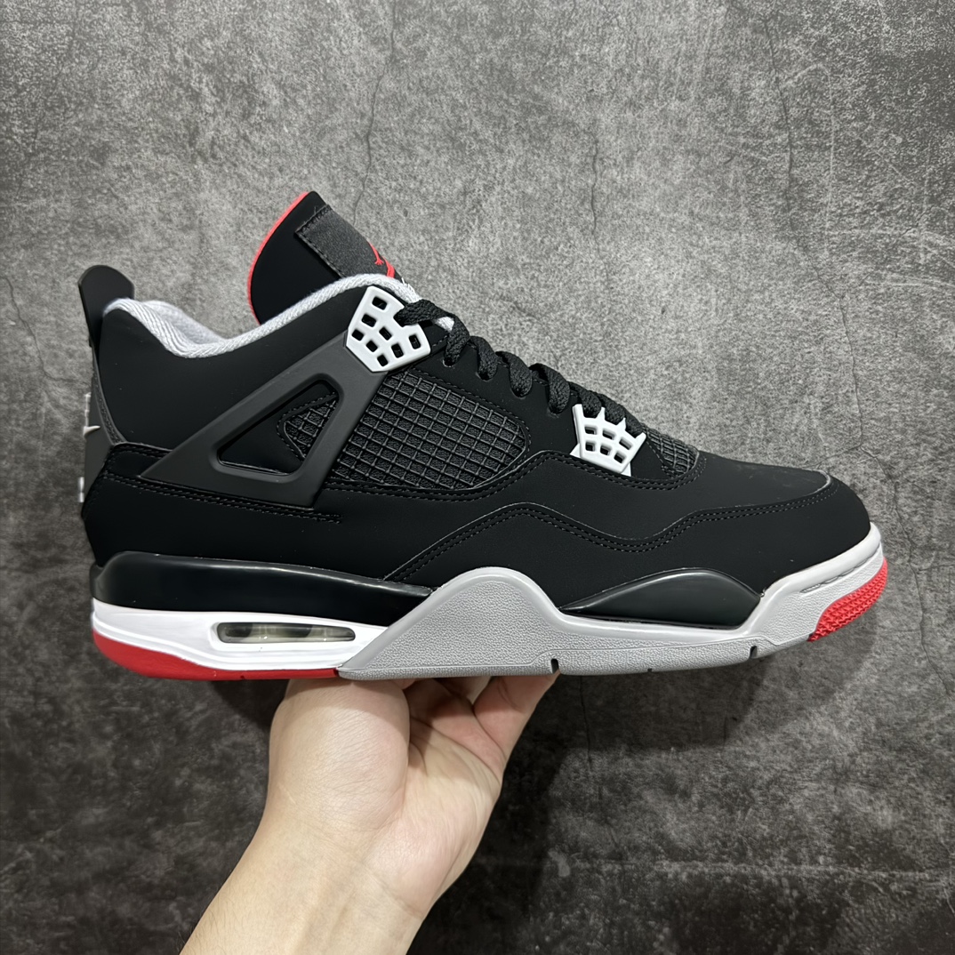 纯原版本AirJordanAJ4Retro黑红公牛308497-060第一梯队最新批次细节多次校对改良接