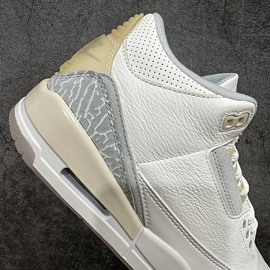 图片[7]-【渠道L版】Air Jordan AJ3 Craft \”Ivory\” 象牙白 货号：FJ9479-100n目前市场最推荐的产品 市场唯一正确批次 亲自操刀耗时半年巨作 超合理的单价 拒绝高利润 全套原纸板楦头开发 原厂大底磨具加持立体防滑纹理 原装可视Air Sole气垫 原汁原味最完美的三代版型 唯一正确鞋头趴度弧度高度鞋身腰线 原厂TPU氧化后跟饰片 正确内里反口里网布 皮料菱角分明不变形无多余毛边 正确手工大底描漆拉丝 市场唯一原厂鞋扣模具 原厂织唛标 原厂飞人电绣工艺 尾指中部跳三针 独家绑鞋带手法 印刷中底布 四线拉帮 米色美纹纸贴合固定 进口港宝加持 后跟自然饱满 全鞋荧光划线卡点 追求极致完美 每一双都是工艺品 多重QC质检 超越公司货的品控标准 实实在在的免检产品  尺码：40 40.5 41 42 42.5 43 44 44.5 45 46 47.5 48.5 编码：JJ400420-鞋库