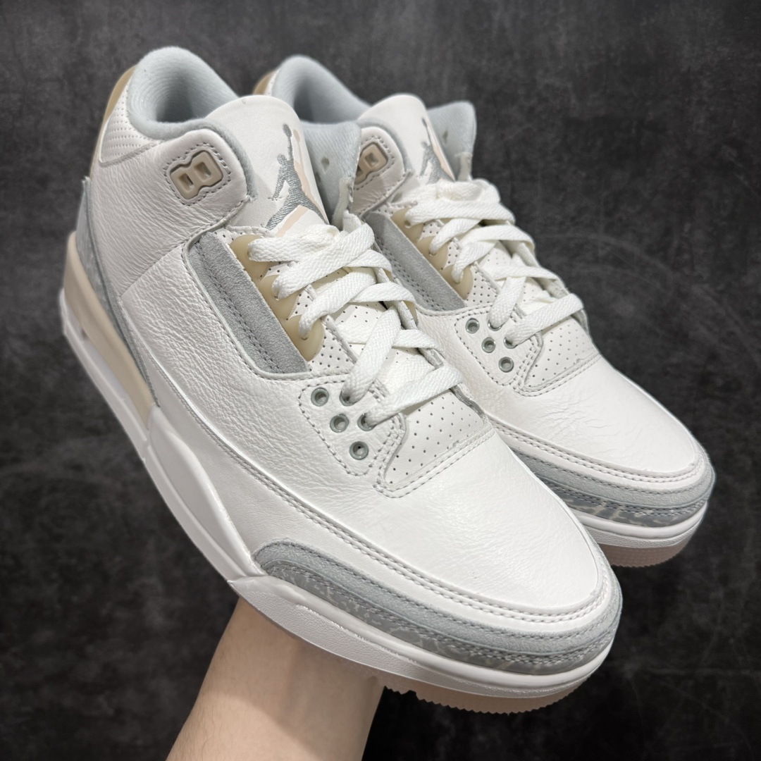 【渠道L版】Air Jordan AJ3 Craft \”Ivory\” 象牙白 货号：FJ9479-100n目前市场最推荐的产品 市场唯一正确批次 亲自操刀耗时半年巨作 超合理的单价 拒绝高利润 全套原纸板楦头开发 原厂大底磨具加持立体防滑纹理 原装可视Air Sole气垫 原汁原味最完美的三代版型 唯一正确鞋头趴度弧度高度鞋身腰线 原厂TPU氧化后跟饰片 正确内里反口里网布 皮料菱角分明不变形无多余毛边 正确手工大底描漆拉丝 市场唯一原厂鞋扣模具 原厂织唛标 原厂飞人电绣工艺 尾指中部跳三针 独家绑鞋带手法 印刷中底布 四线拉帮 米色美纹纸贴合固定 进口港宝加持 后跟自然饱满 全鞋荧光划线卡点 追求极致完美 每一双都是工艺品 多重QC质检 超越公司货的品控标准 实实在在的免检产品  尺码：40 40.5 41 42 42.5 43 44 44.5 45 46 47.5 48.5 编码：JJ400420-鞋库