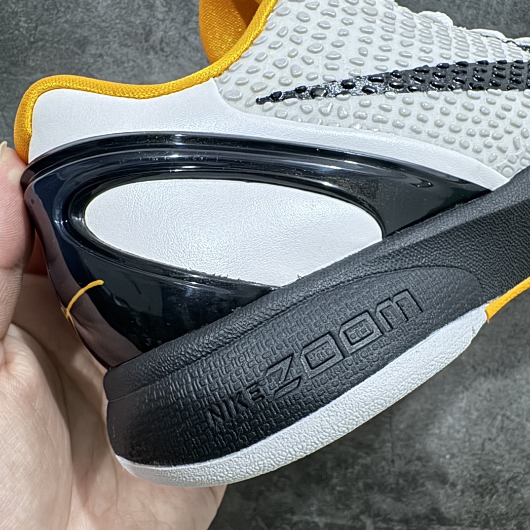 图片[2]-【GX美版】NK Zoom KOBE 6 Protro 科比六代黑黄季后赛CW2190-100n完美复刻公司货 前掌超大Zoom Turbo气垫后掌EVA缓震 真正的原汁原味 还原ZP脚感全身鞋材卡料色独家定制 唯一正确喷漆工艺Swoosh 正确凹凸蛇鳞工艺 正确鞋面渐变效果 内全置真动飞态线 独立原厂模具 最大尺码达到48.5码 首批不拼图大几率过验 亲测已过 支持各种高强度实战  尺码：40 40.5 41 42 42.5 43 44 44.5 45 45.5 46 47.5 48.5 49.6 50.5 编码：T1500540-鞋库