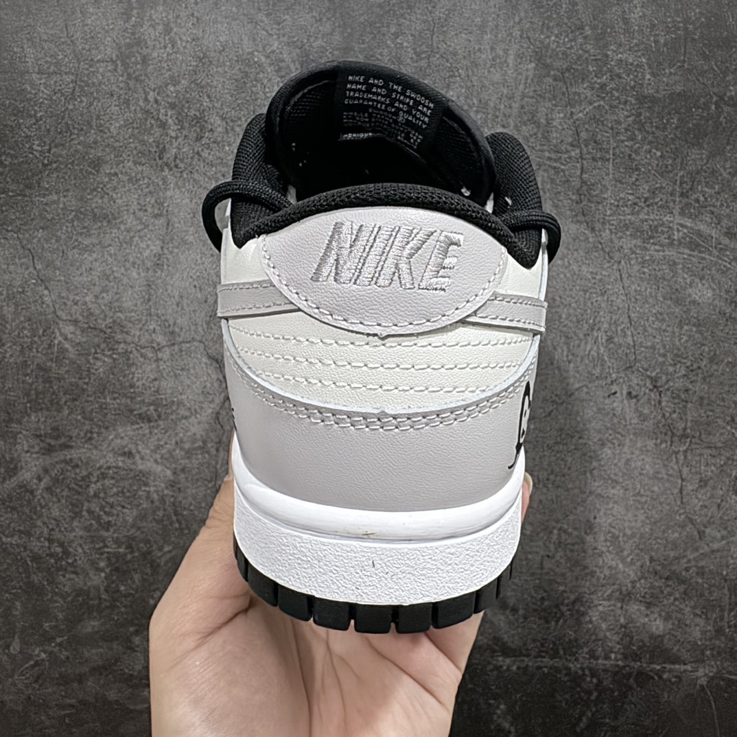 DIY定制礼盒版NikeSBDunkLow黑灰机能涂鸦心情解构麻绳鞋带纯原大厂出品极力推荐原装头层材料独