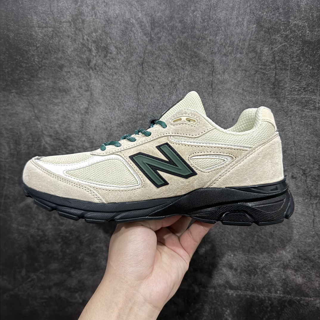 NewBalanceinUSAM990V4新百伦NB系列美产血统经典复古休闲运动百搭老爹跑步鞋白绿U99