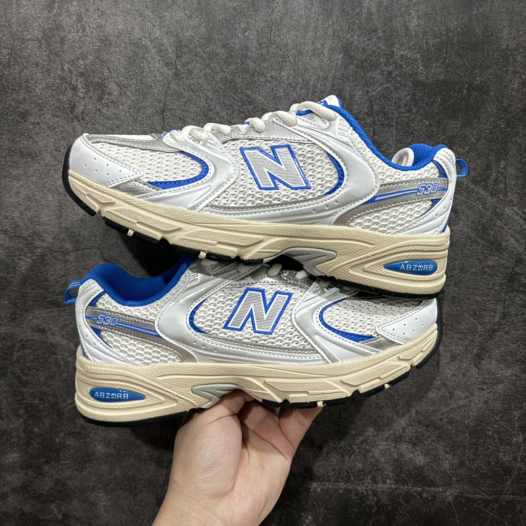 纯原版本新百伦NBNewBalanceMR530白蓝MR530EA全套原楦原纸板原厂数据开发原厂网纱原装