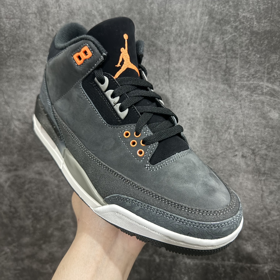 图片[3]-【原厂版】Air Jordan AJ3 Retro 恐惧 CT8532-080 全套原纸板楦头开发 原厂大底磨具加持立体防滑纹理 原装可视Air Sole气垫 原汁原味最完美的三代版型 唯一正确鞋头趴度弧度高度鞋身腰线 原厂TPU彩虹扎染后跟饰片 正确内里反口里网布 皮料菱角分明不变形无多余毛边 广东原厂zp同批次手工大底描漆拉丝 市场唯一原厂鞋扣模具 原厂织唛标 原厂飞人电绣工艺 尾指中部跳三针 独家绑鞋带手法 印刷中底布 四线拉帮 米色美纹纸贴合固定 进口港宝加持 后跟自然饱满 全鞋荧光划线卡点 追求极致完美 每一双都是工艺品 多重QC质检 超越公司货的品控标准 实实在在的免检产品  尺码：40 40.5 41 42 42.5 43 44 44.5 45 46 47.5  编码：X10280320-鞋库