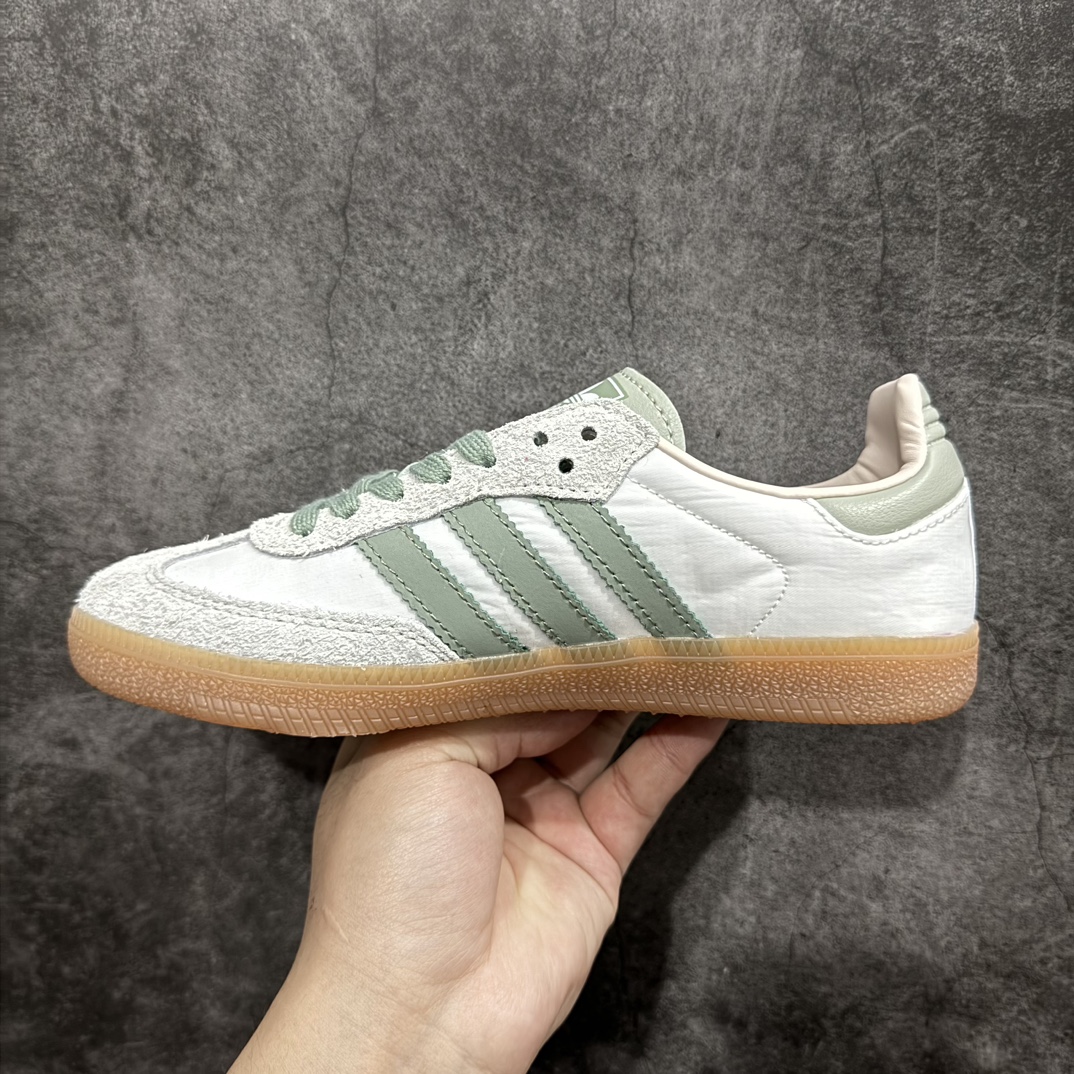 图片[2]-【正确版】AD Gazelle Indoor Trainers 羚羊内训系列低帮复古百搭休闲运动德训风板鞋 ID0492nn90年代经典的复刻版！自60年代以足球训练鞋面世以来,Gazelle就以其经典设计席卷全球。1991年版本的复刻,再造经典Gazelle。采用皮革打造,搭配浊色细节,让这款经典更加简约。 尺码：35.5 36 36⅔ 37⅓ 38 38⅔ 39⅓ 40 40⅔ 41⅓ 42 42⅔ 43⅓ 44 45 编码：DZ230250-莆田鞋批发中心