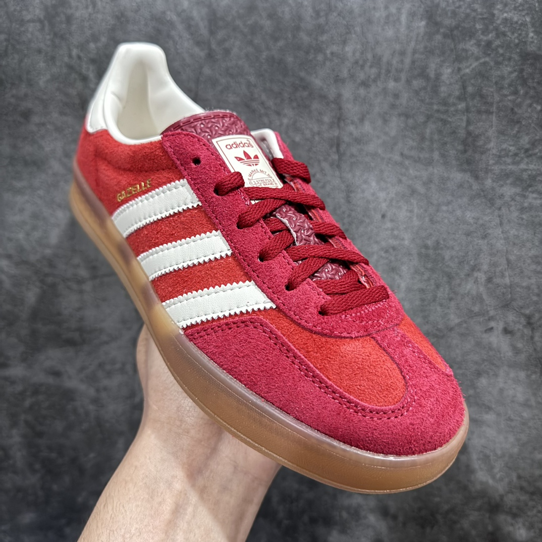 2200 【纯原版】Ad Originals Gazelle Indoor IE1051 三叶草复古休闲防滑耐磨低帮板鞋