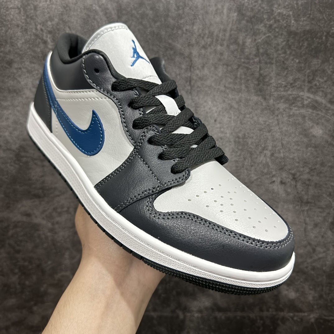 240 【DT纯原】Air Jordan AJ1 Low 黑灰蓝 DC0774-040