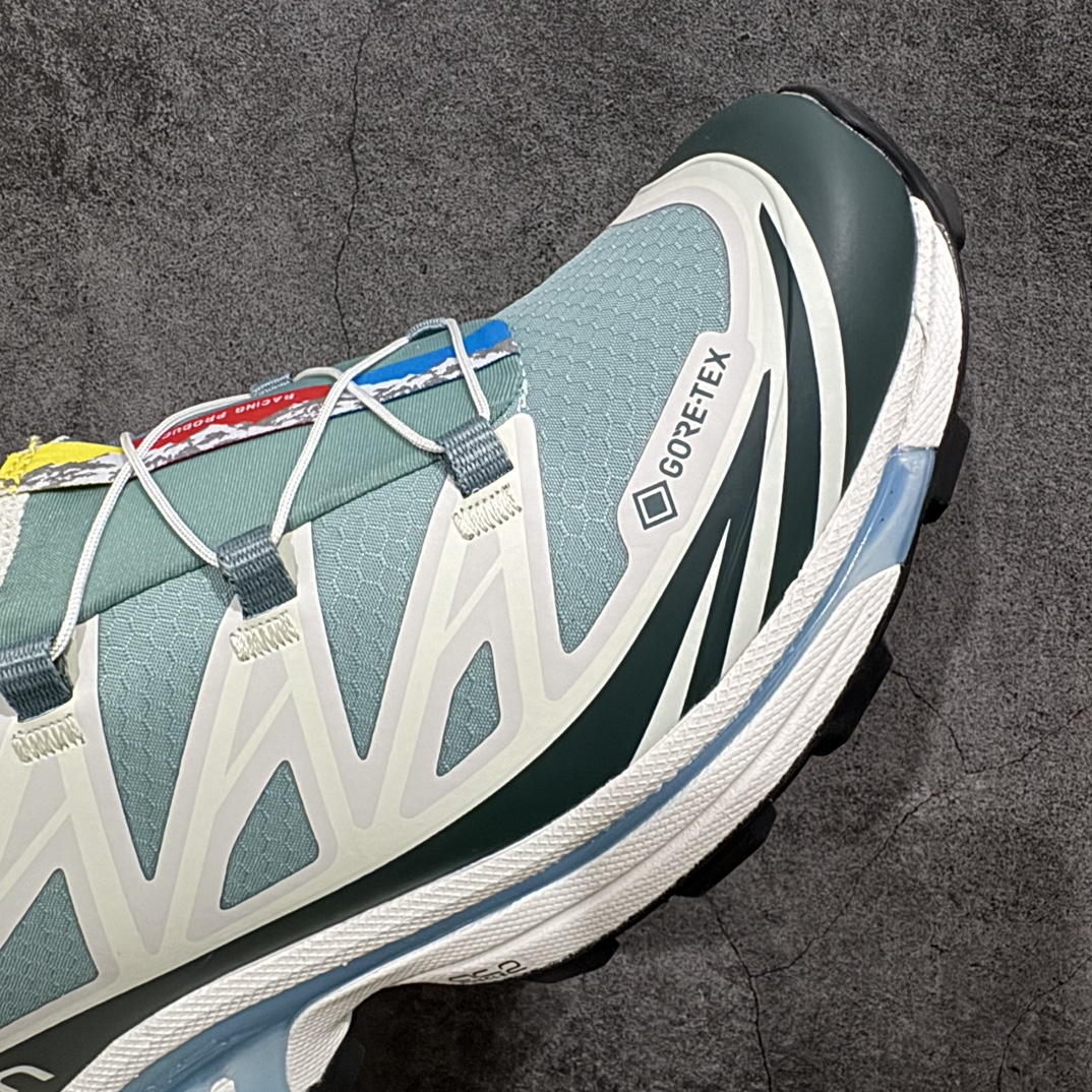 400 【绿X版】Kith x Salomon XT-6 Gore-Tex防水款 萨洛蒙复古潮流户外机能登山跑鞋