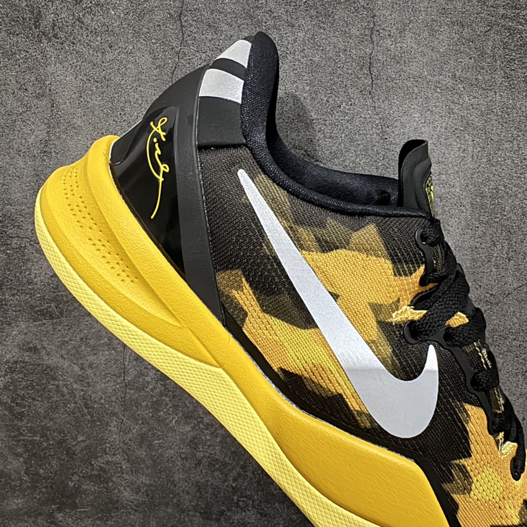 450 【S2纯原】Nike Kobe 8 黑黄 黑黄配色 S2纯原生产线 科比八代