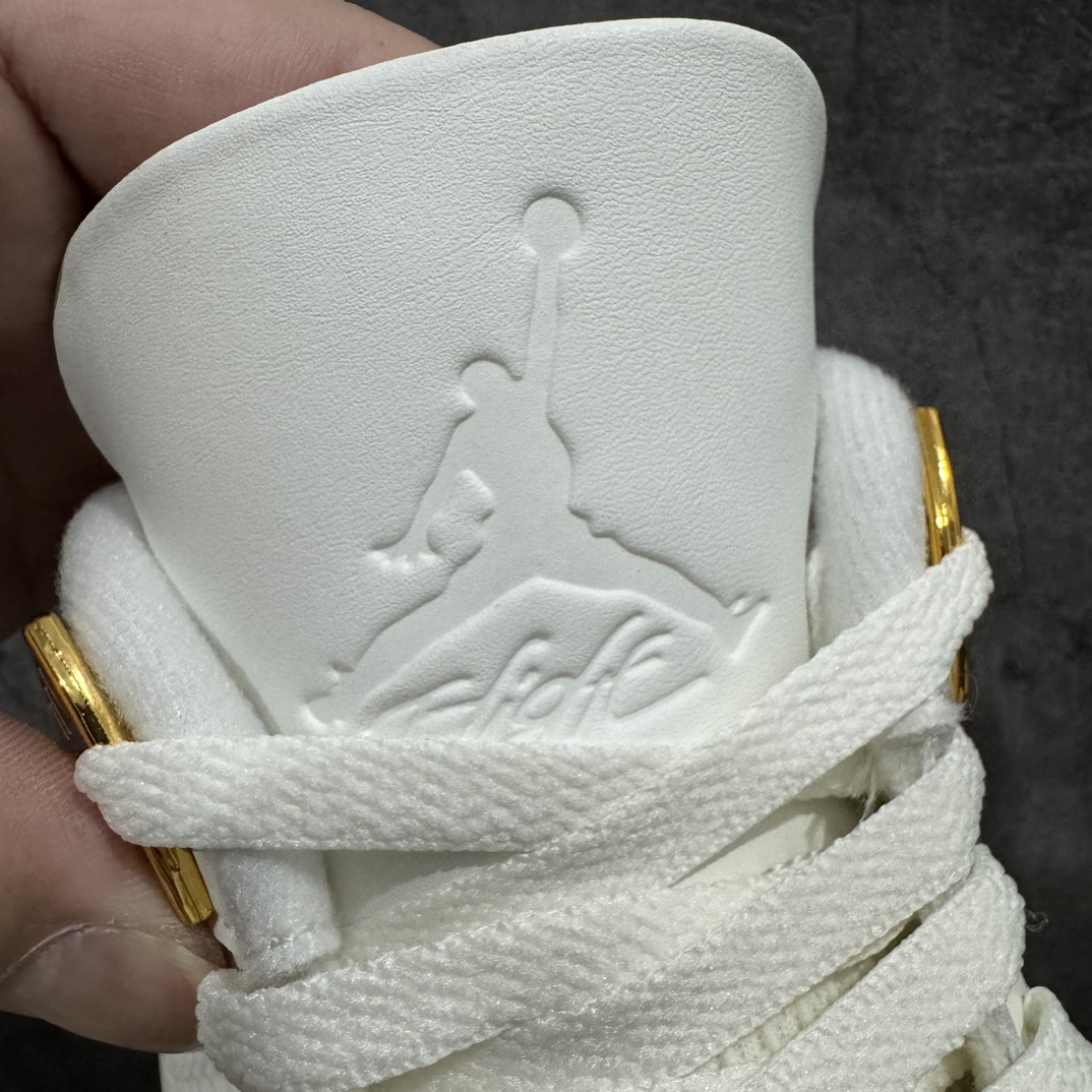 图片[5]-【OG纯原】Air Jordan AJ4 Retro 白金扣 AQ9129-170nn圈内知名大厂出货全套原纸板楦头开发 原厂特供皮料加持 确保原汁原味 完美呈现四代版型 一比一鞋头弧度高度鞋身弧度 数据细节工艺流程均保持原鞋一致 原厂TPU网格鞋带扣 正确内里网布 菱角分明不变形无多余毛边 柔软性质感一致于原鞋 市场唯一原厂鞋扣模具 背面可见隐藏注塑口 原厂织唛标 原厂飞人电绣工艺 尾指中部跳三针 独家绑鞋带手法 印刷中底布 四线拉帮 米色美纹纸贴合固定 进口港宝加持 后跟自然饱满 全鞋荧光划线卡点 追求极致完美 每一双都是工艺品 多重QC质检 超越公司货的品控标准 实实在在的免检产品  尺码：40 40.5 41 42 42.5 43 44 44.5 45 46 47.5  编码：OG480500-鞋库