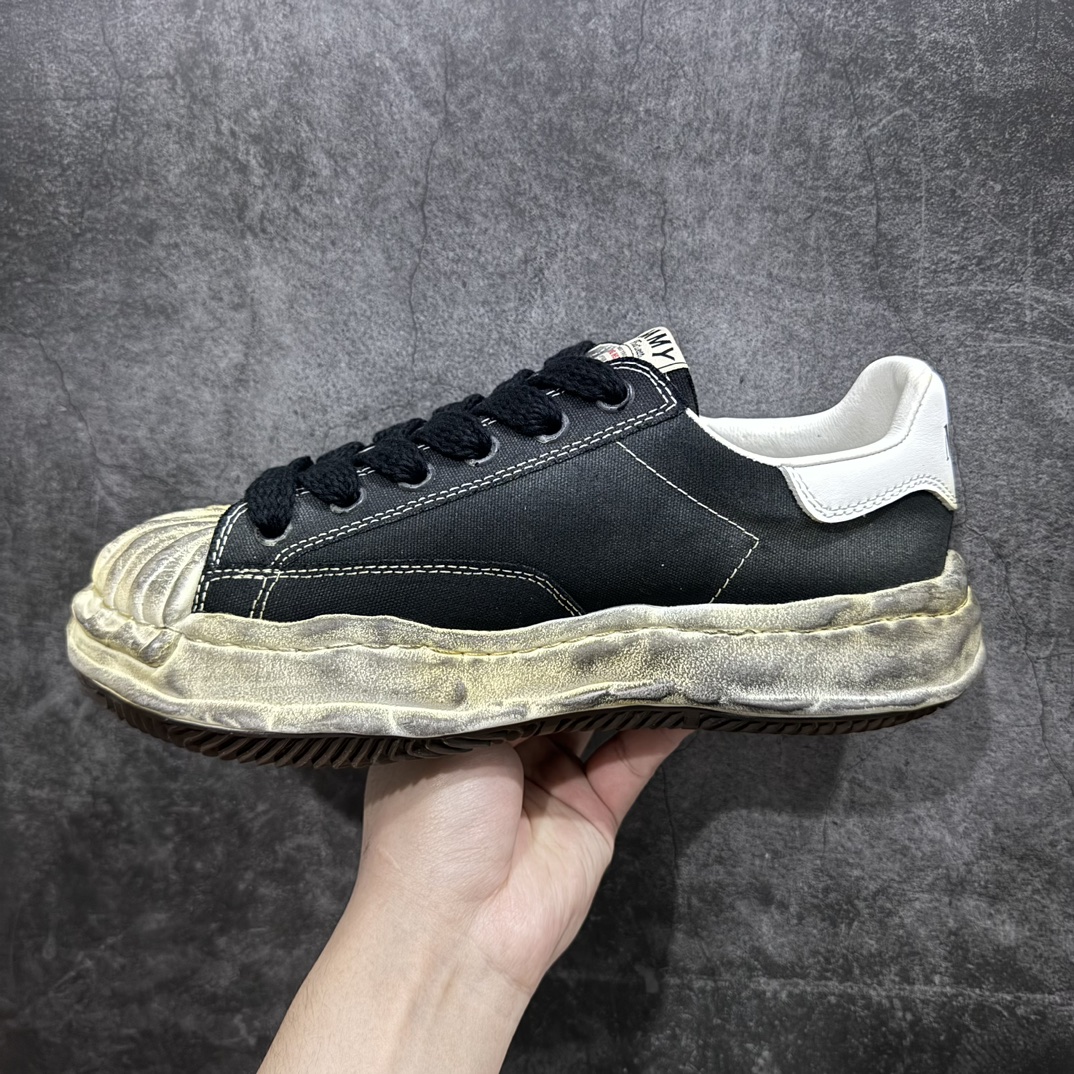 图片[2]-【东莞纯原版】三原康裕MMY/Maison MIHARA YASUHIRO Wayne Original Sole Leather Low Sneaker版变形溶解雪糕底低帮百搭休闲运动板鞋nn东莞原产n原楦原纸版开发 全新开发n双模一次发泡点位气孔EVA中底n底部嵌入组合RB橡胶耐磨大底n采用全粒面头层皮革鞋面材质n正确织麦及包装盒 清晰后跟电绣LOGO🆚区别市面普通版本尺码：35 36 37 38 39 40 41 42 43 44 45 正常尺码 编码：HH350380-鞋库