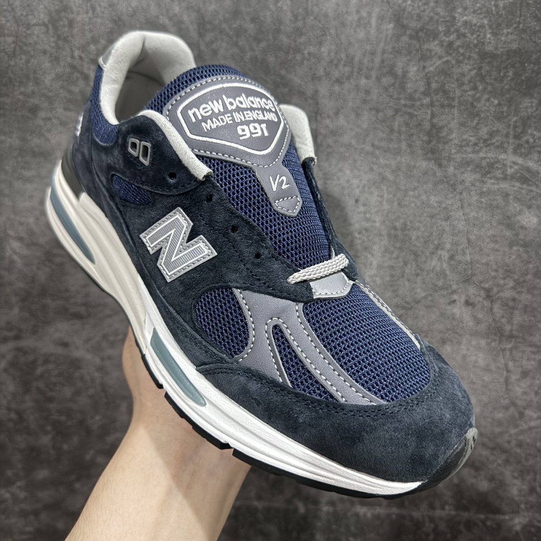 340 【总裁版】New Balance NB991V2 第二代总统复古慢跑鞋 海军蓝 U991NV2