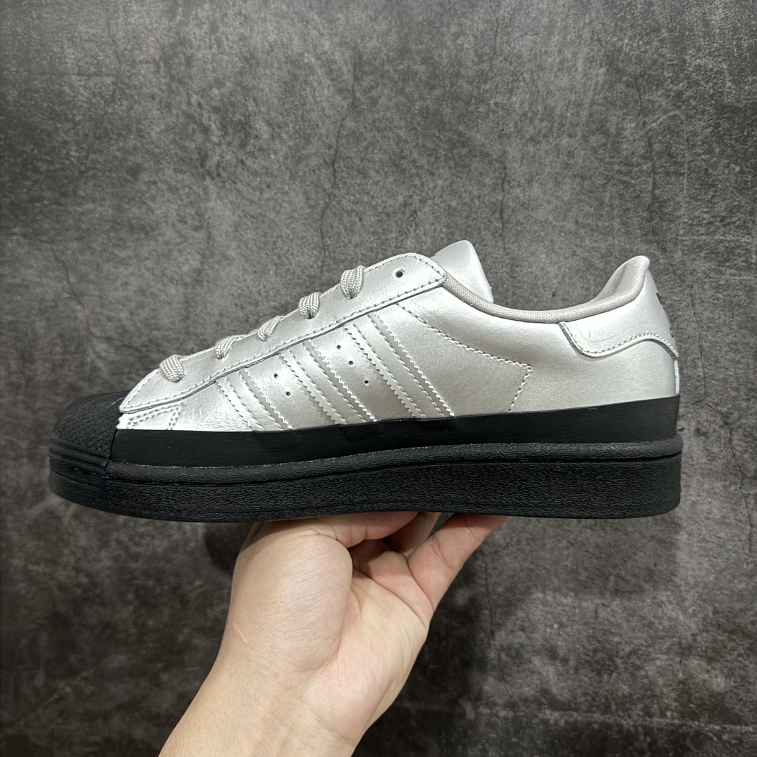 图片[2]-【纯原DT版】Adidas Originals SUPERSTAR W 厚底贝壳头n渠道正品订单 诠释市场最高工艺水平n贝壳头经典小白板鞋 专柜上架同步配色n全鞋进口头层皮料打造。区别市面普通真标版本，进出专柜无压力 官方货号: FW3709 Size：35 36 36.5 37.5 38 38.5 39 40 40.5 41.5 42 42.5 43 44 45 编码：DT230250-鞋库