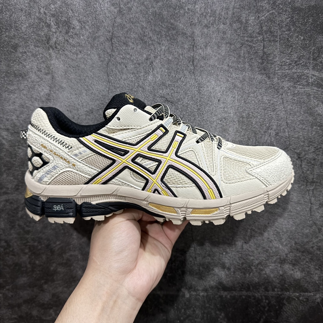 【外贸订单】ASICS GEL-KAHANA 8 亚瑟士越野跑步鞋抓地稳定运动鞋缓震耐磨跑鞋融合机能和户外潮流强势回归 核心科技GEL内置于后跟 配合SPEVA弹性中底 减轻落地时地面对脚部的冲击力 中底内侧DYNAMIC DUOMAX 双密度防倾斜装置和中足补强结构 以及后跟几何形状构造 多方面支撑保护 AHAR耐磨橡胶大底 配合沟槽纹路设计 增强抓地力 后足GEL缓冲系统 减轻冲击时的冲击 实现平稳过渡  Trusstic系统 减少鞋底的重量 同时保留了鞋子结构的完整性  尺码：36 37 38 39 39.5 40 40.5 41.5 42 42.5 43.5 44 45 编码：LF250270-鞋库