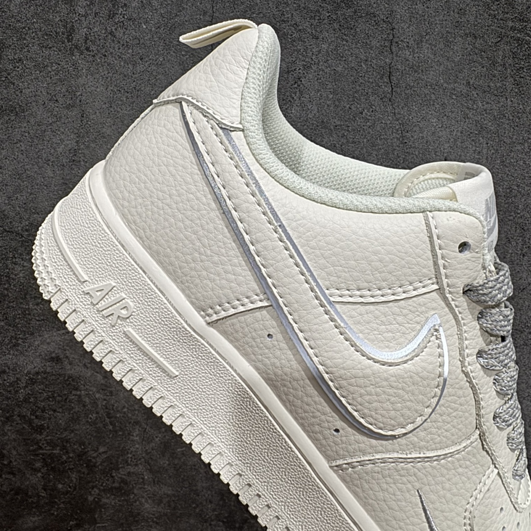 图片[7]-【公司级】官方同步ID定制 原装版本 Nike Air Force 1 Low \’07 “经典灰银小勾”满天星低帮空军一号休闲板鞋 定制皮料 3M反光 原楦原纸板 纯正版型 清洁度完美 内置全掌气垫货号：MJ0319-023Size：36 36.5 37.5 38 38.5 39 40 40.5 41 42 42.5 43 44 44.5 45 编码：HXS290300-鞋库