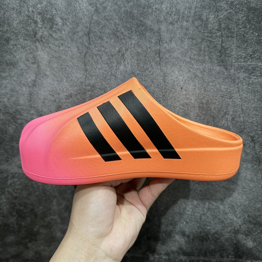 adidasoriginalsAdiFOMSuperstarMule红色网红爆款鸭掌半拖鞋注意区别市场版