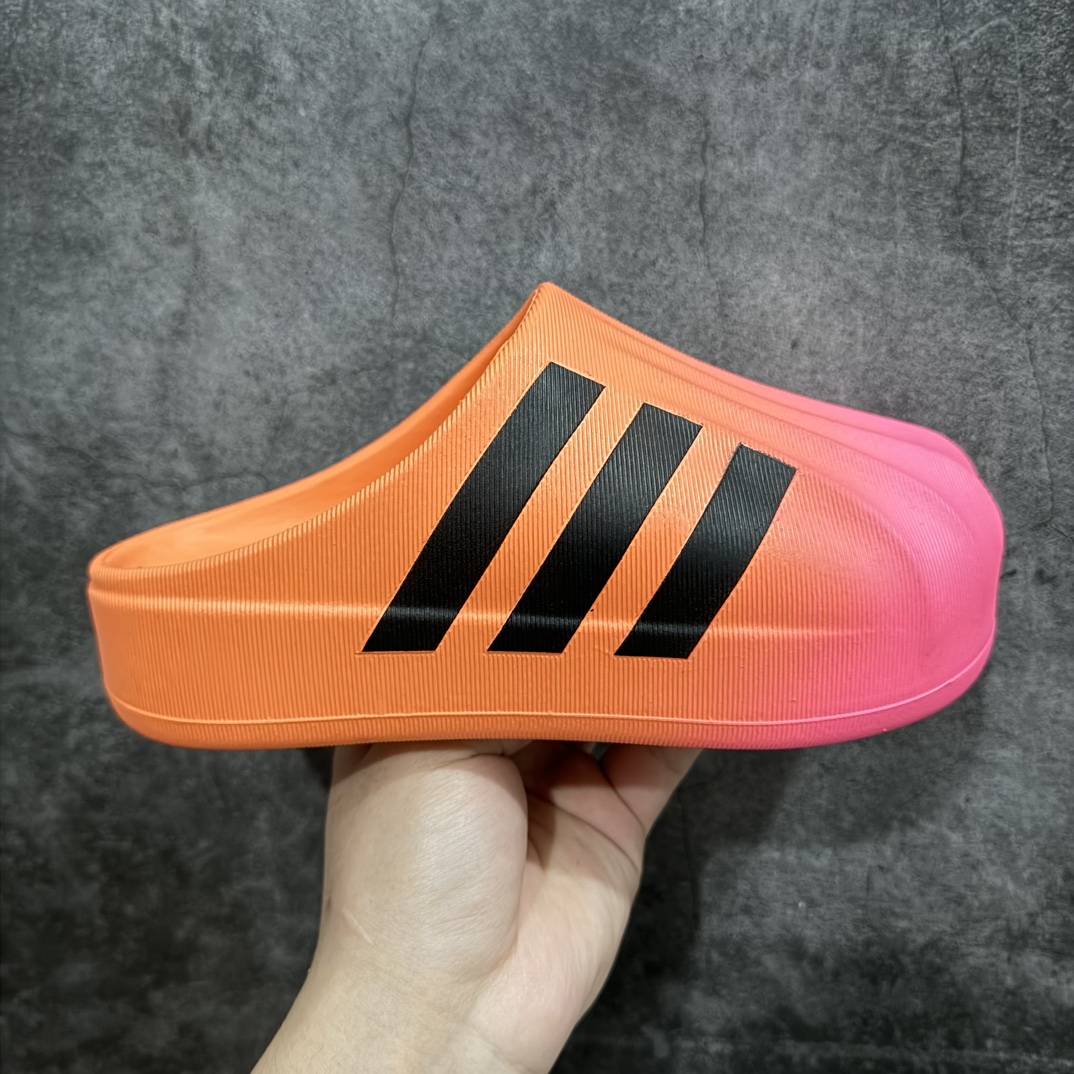 adidasoriginalsAdiFOMSuperstarMule红色网红爆款鸭掌半拖鞋注意区别市场版