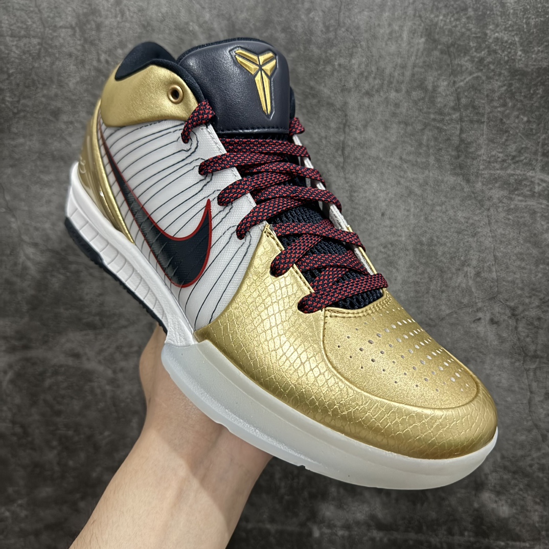 图片[3]-【S2纯原】NK ZOOM KOBE 4 Protro \”Gold Medal\” 白黑金nS2纯原生产线科比四代 白黑金 #Zoom Turbo气垫➕后掌EVA缓震 实战配置直接拉满n#原楦纸板开发 鞋身流线型、后跟塑形，区分土肥圆n#原档数据3D打印 鞋面细节匹配原版n#全身鞋材卡料色独家定制 唯一正确喷漆SWOOSH#NK专利Flyknit飞线科技，给予鞋身足够抗扭矩力n#真实底模最大48.5  实战利器 专供海外市场 Size：40 40.5 41 42 42.5 43 44 44.5 45 46 47.5 48.5n（脚宽、脚胖 建议买大半码） 编码：OG450480-鞋库