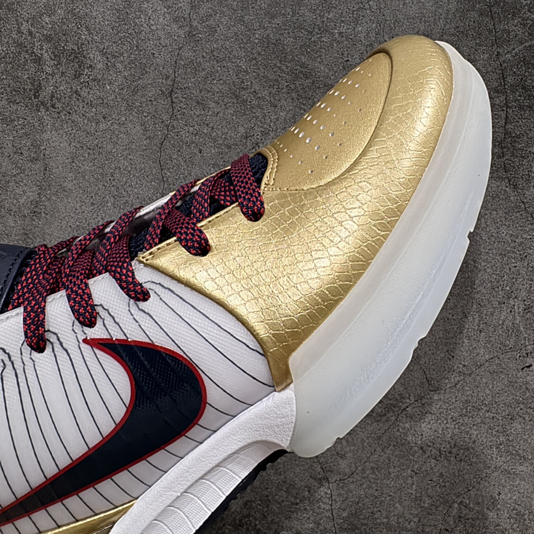 图片[6]-【S2纯原】NK ZOOM KOBE 4 Protro \”Gold Medal\” 白黑金nS2纯原生产线科比四代 白黑金 #Zoom Turbo气垫➕后掌EVA缓震 实战配置直接拉满n#原楦纸板开发 鞋身流线型、后跟塑形，区分土肥圆n#原档数据3D打印 鞋面细节匹配原版n#全身鞋材卡料色独家定制 唯一正确喷漆SWOOSH#NK专利Flyknit飞线科技，给予鞋身足够抗扭矩力n#真实底模最大48.5  实战利器 专供海外市场 Size：40 40.5 41 42 42.5 43 44 44.5 45 46 47.5 48.5n（脚宽、脚胖 建议买大半码） 编码：OG450480-鞋库