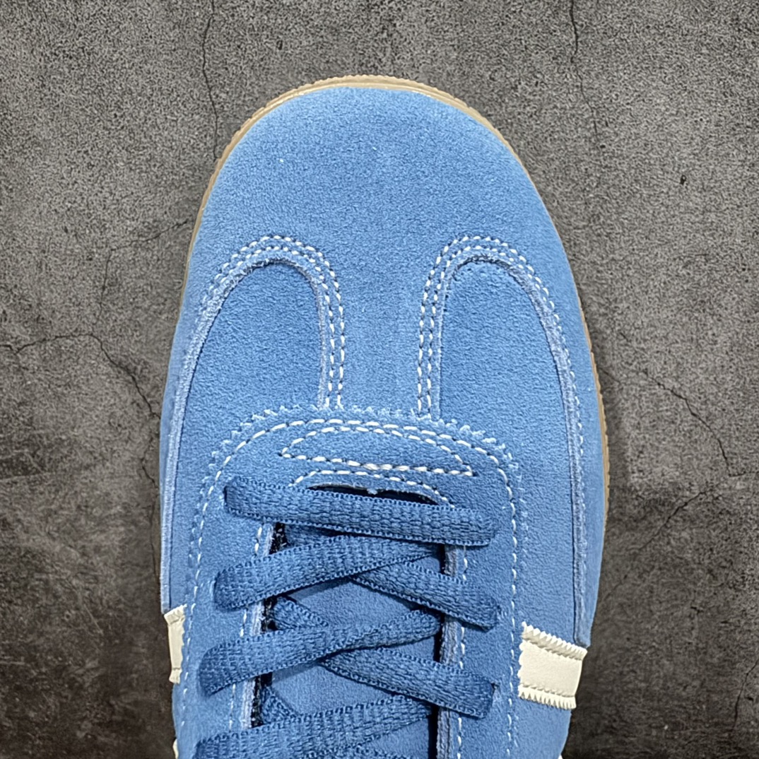 180 【R版】阿迪达斯Adidas Originals Handball SPZL 手球运动员系列百搭休闲运动板鞋“翻毛蓝白奶白焦糖底”IG6194