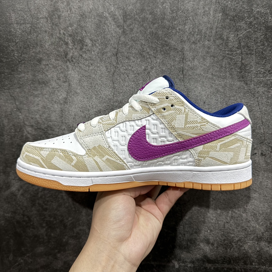 300 【纯原N版】Rayssa Leal x NK SB Dunk Low AL瑞莎利尔联名低帮休闲板鞋 紫白 FZ5251-001