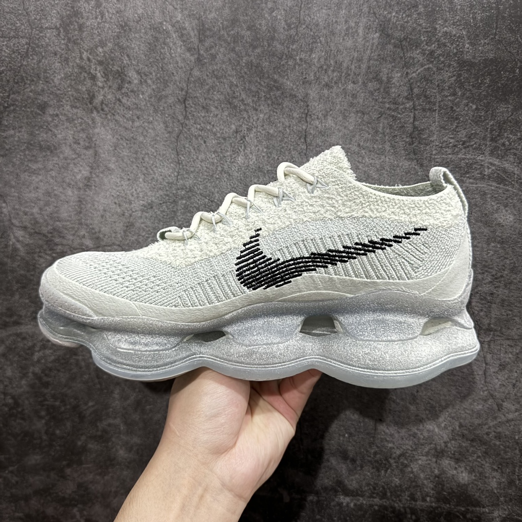 图片[2]-【YH版本】NK Air Max Scorpion Flyknit 天蝎座系列2022款超级大气垫系列前卫增高低帮休闲运动慢跑鞋 灰白夜光 货号：FQ2694-001nn目前市场最好的版本 区别通货便宜版本n SIZE：35.5-47.5 编码：DF310330-鞋库