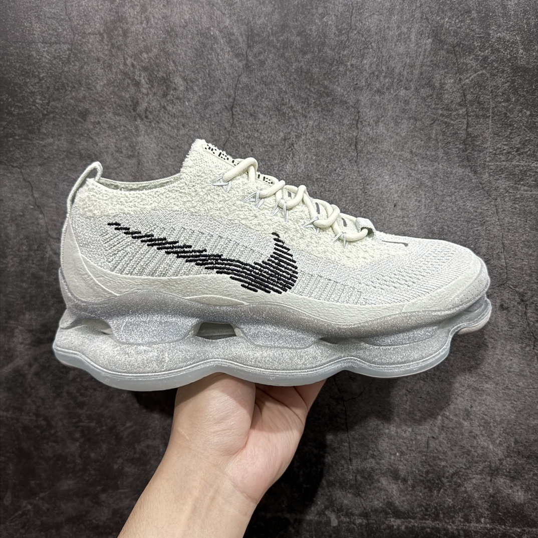 【YH版本】NK Air Max Scorpion Flyknit 天蝎座系列2022款超级大气垫系列前卫增高低帮休闲运动慢跑鞋 灰白夜光 货号：FQ2694-001nn目前市场最好的版本 区别通货便宜版本n SIZE：35.5-47.5 编码：DF310330-鞋库