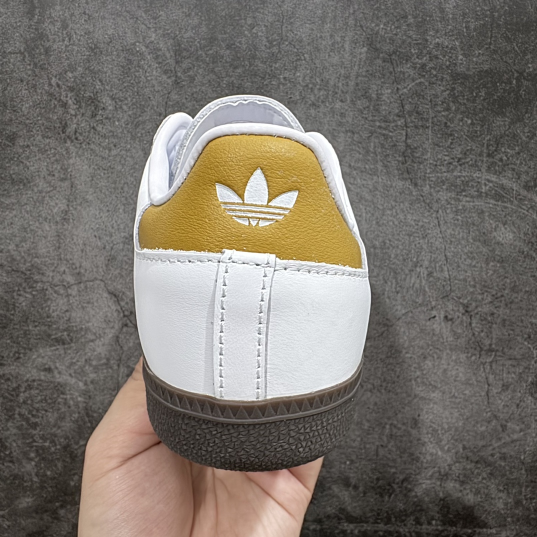 图片[4]-【纳帕软皮版】Kith x AD Original Samba OG 复古经典轻便板鞋 白棕尾 IE4800nn全新工厂出品 材质细节用料感人n全鞋使用纳帕软皮 成本比市场通货高很多任何细节 版型都值得反复推敲对比n你会发现这个版本是真的好版本💪🏻n正确烫金高频细节 原装纳米超迁皮料 独家私模橡胶大底 原盒原配 SIZE：36 36.5 37.5 38 38.5 39 40 40.5 41 42 42.5 43 44 44.5 45 46 编码：JP240260-鞋库