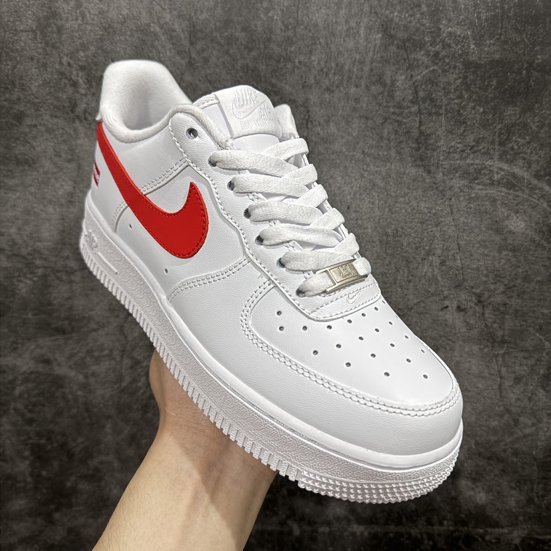 图片[3]-【公司级】Supreme x Nk Air Force 1\’07 Low 白红联名 空军一号低帮休闲板鞋 CU9225-101n#原鞋开发 原盒原包装 原楦头原纸板 配件齐全 纯正版型 正品NFC感应芯片 内置全掌气垫 尺码：36 36.5 37.5 38 38.5 39 40 40.5 41 42 42.5 43 44 44.5 45  编码：HXS290300-莆田鞋批发中心