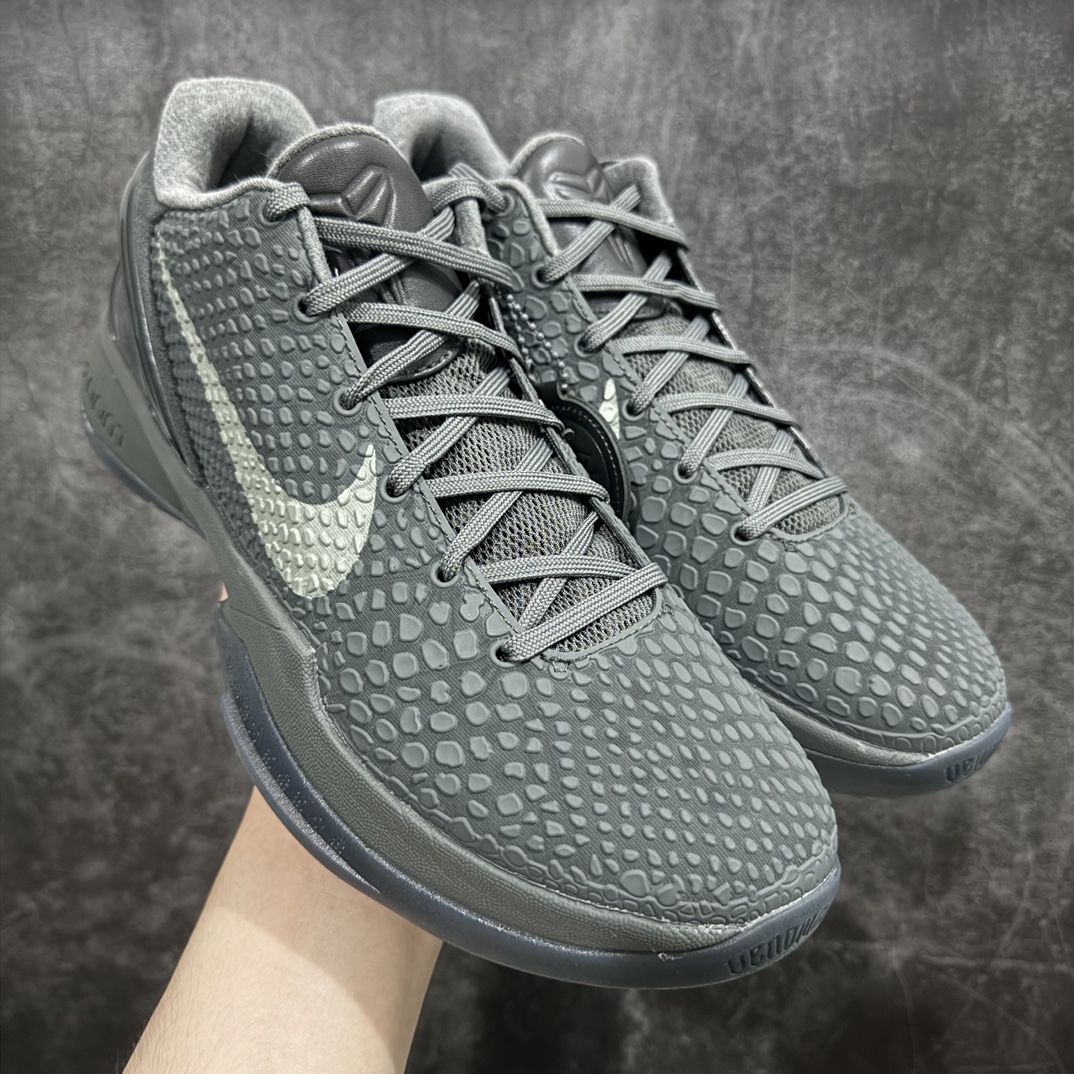 【S2纯原】NK Zoom Kobe 6 Protro 科比六代 FTB 深灰 869457-007n原楦纸板开发 鞋身流线型、后跟塑形 区分土肥圆 Zoom Turbo气垫 后掌EVA缓震 实战配置直接拉满 原档数据3D打印 鞋面蛇鳞一颗一粒匹配原版 全身鞋材卡料色独家定制 唯一正确喷漆SWOOSH NK专利Flyknit飞线科技 给予鞋身足够抗扭矩力 真实底模最大47.5  实战利器 专供海外市场 Size：40 40.5 41 42 42.5 43 44 44.5 45 46 47.5 48.5n（脚宽、脚胖 建议买大半码） 编码：OG450470-鞋库