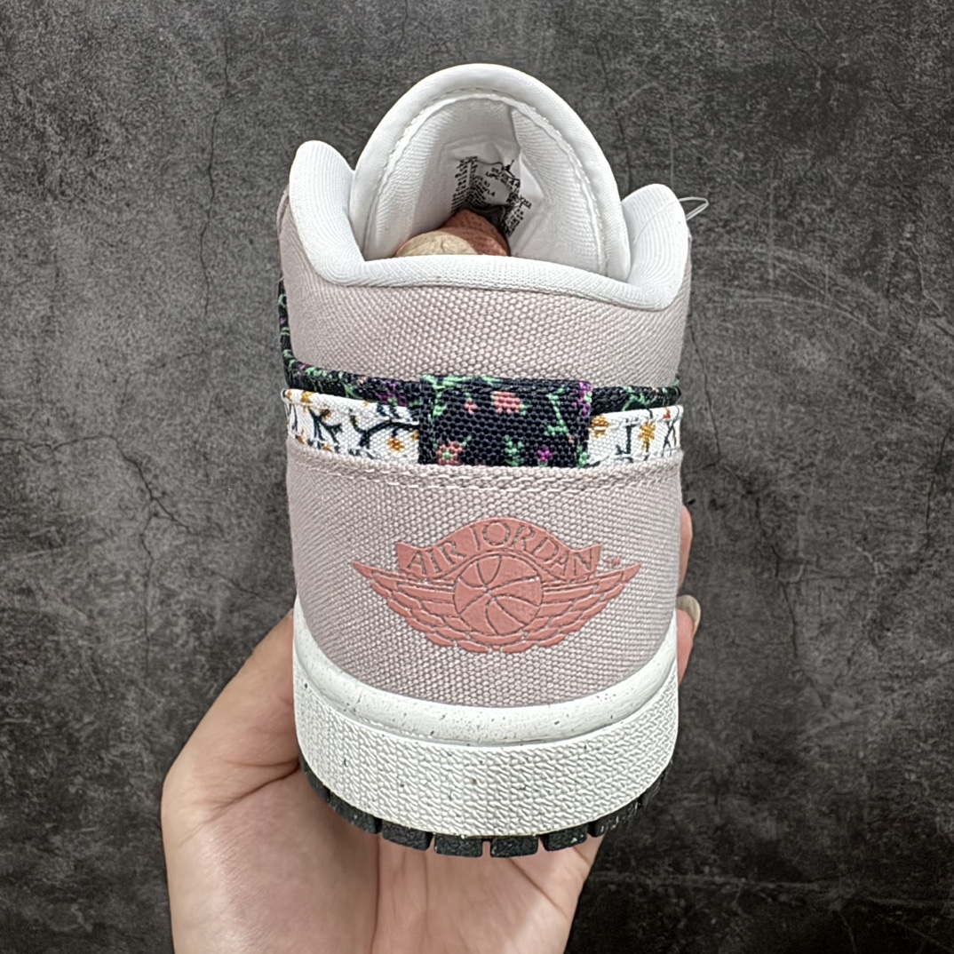 图片[4]-【K版】Air Jordan AJ1 Low低帮 粉色花卉 FJ3445-001全新流水线出品 全部原鞋开发 原楦原纸板开发 全鞋电脑针车 原厂内置全掌气垫 原盒内在原标 唯一Zp原版鞋带绑法 免检产品 全新2022版型 全头层皮料 完美零毛边处理 原厂配置全掌气垫 价格定位良心 几十个配色陆续出货 SIZE：36 36.5 37.5 38 38.5 39 40 40.5 41 42 42.5 43 44 44.5 45 46 47.5 编码：LDS240260-鞋库