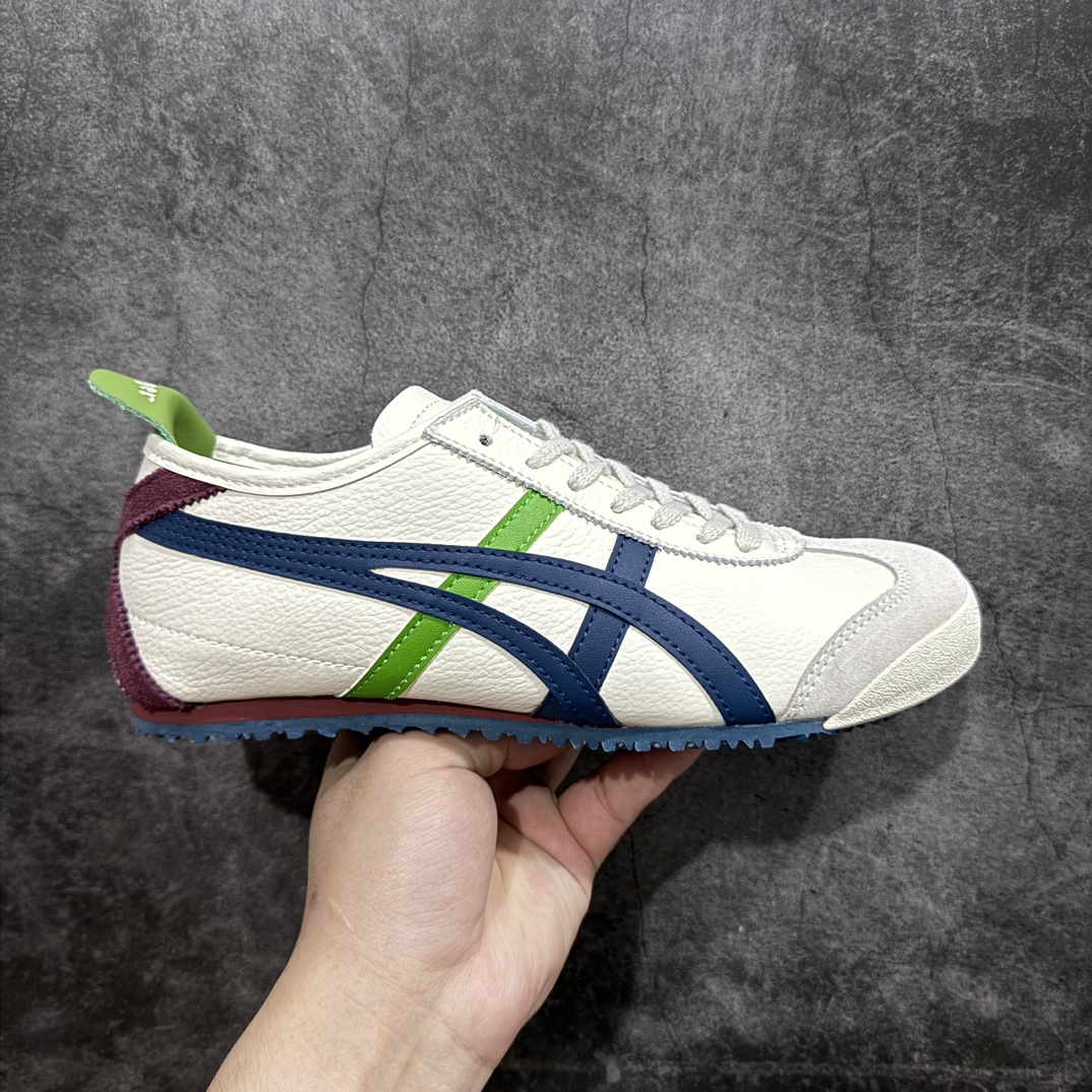 【公司级】鬼冢虎Onitsuka Tiger MEXICO 66 百搭单品亚瑟士板鞋二层皮 超高性价比 清洁度一流溢胶控制到位 版型细节都比市场同价格要好nSize:36～45 编码：LF180200-鞋库