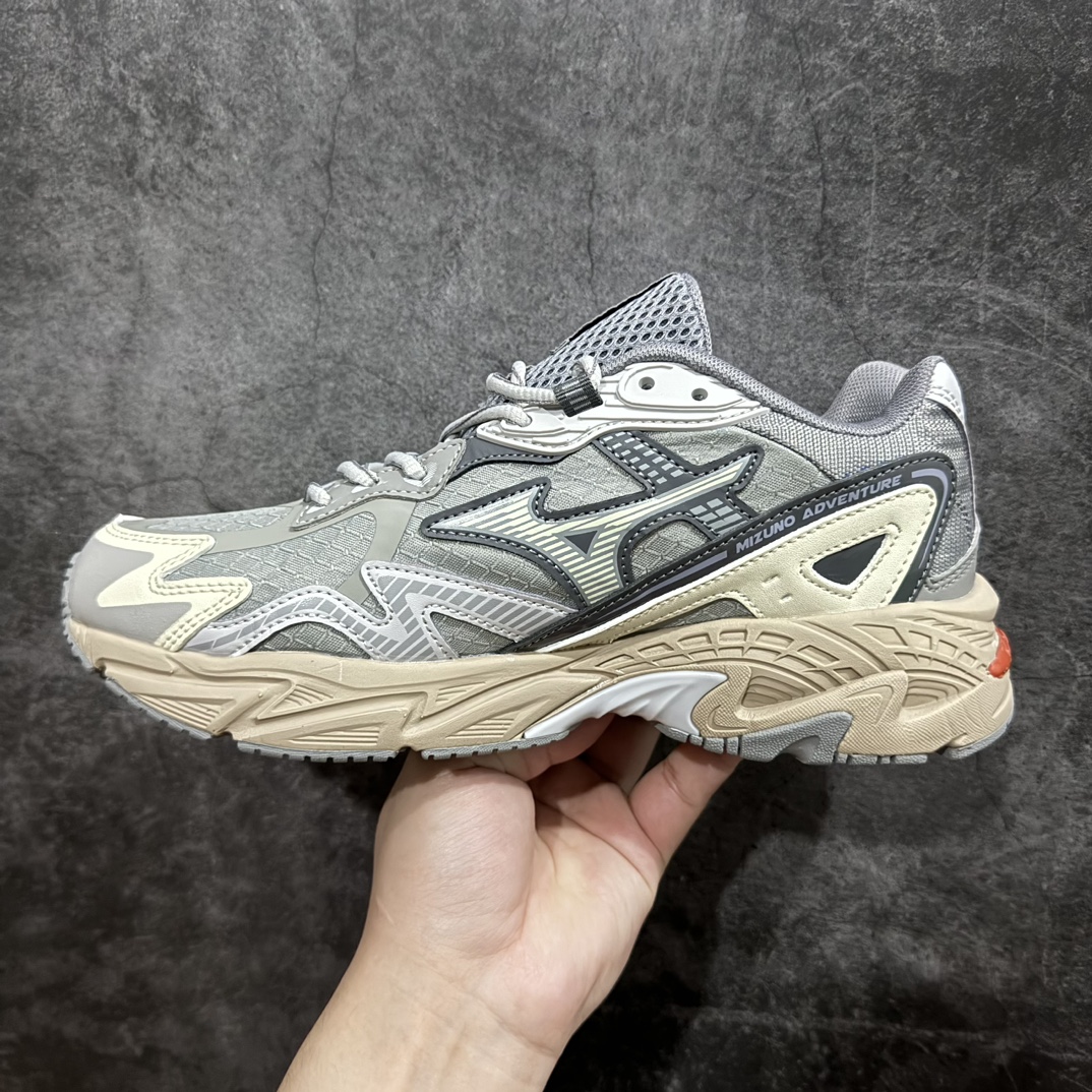 公司级MizunoAdventureTwe末日废土风复古跑鞋日本著名百年运动品牌美津浓冒险者系列低帮情侣