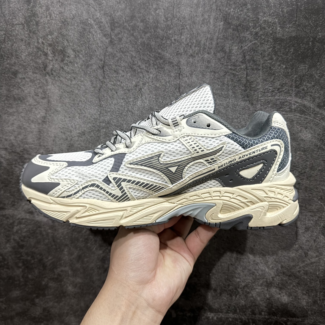 公司级MizunoAdventureTwe末日废土风复古跑鞋日本著名百年运动品牌美津浓冒险者系列低帮情侣