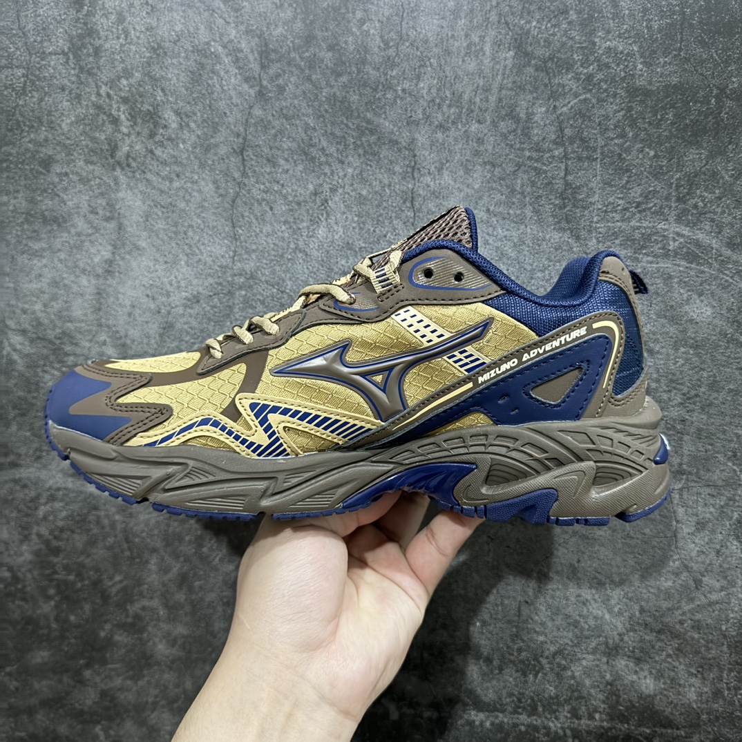 公司级MizunoAdventureTwe末日废土风复古跑鞋日本著名百年运动品牌美津浓冒险者系列低帮情侣