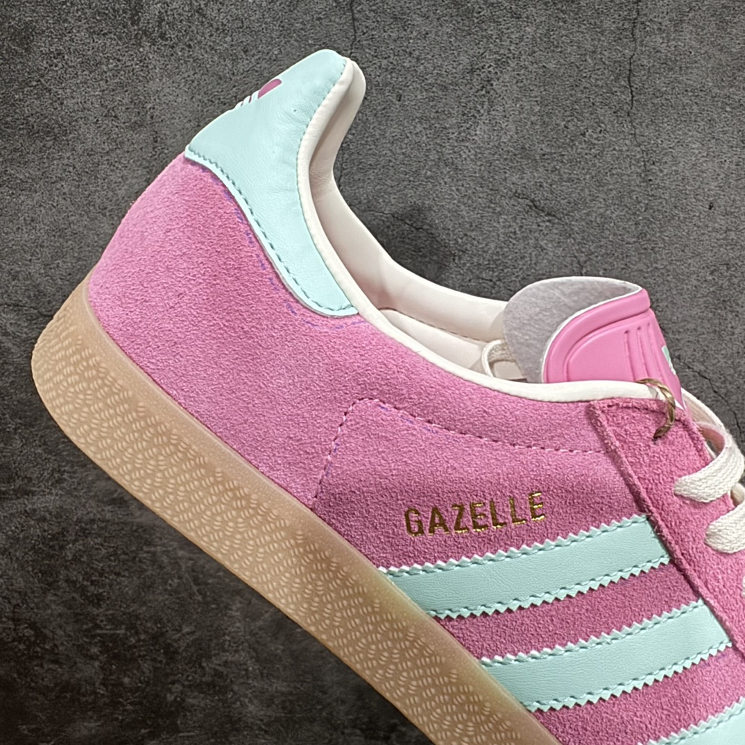 图片[7]-【R版】AD Original Gazelle Indoor Trainers 瞪羚室内鞋系列低帮复古百搭休闲运动德训风板鞋将复古进行到底 简约流畅 三十年不变经典 这款Gazelle运动鞋 无论面料、配色、质感或设计 都只在重现其1991年原款的经典 皮革鞋面 撞色三条纹和鞋跟标的设计 力求呈现90年代的经典复古风潮 Samba火热的同时 也带动了其它的复古鞋型 Gazelle便是其中一只 Gazelle Indoor拥有包边更宽的T字型鞋头 更好的保护运动员的前掌 浓浓的复古氛围感 非常适合现在流行的Cleanfit风格n 尺码：35.5 36 36⅔ 37⅓ 38 38⅔ 39⅓ 40 40⅔ 41⅓ 42 42⅔ 43⅓ 44 44⅔ 45 编码：LDS210230-鞋库