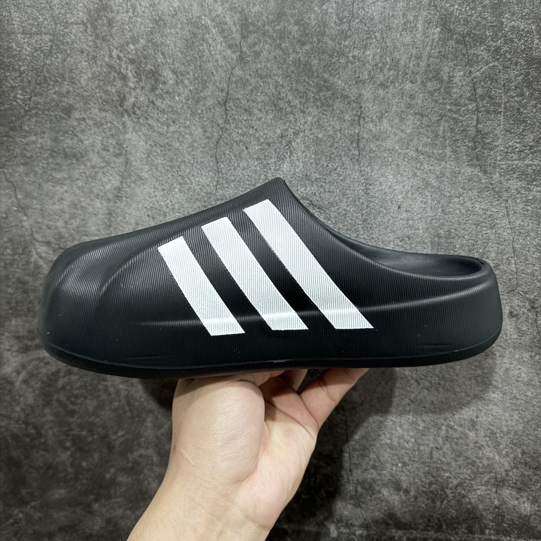 图片[2]-【DT版】adidas originals AdiF OM Superstar Mule 黑白色 网红爆款鸭掌半拖鞋注意区别市场版本n原鞋开模打造 1：1制作n材料 重量都同步原版 市面其他版本太轻 对比差距一目了然💪🏻nn此款以简约大方的造型设计，给人以随性休闲的时尚格调，穿着舒适轻便，运动灵活自如，满足日常个性穿搭。 货号：IG8277 Size：35.5 36.5 37 38 38.5 39 40 40.5 41 42 42.5 43 44 44.5 45 46 编码：DT165185-鞋库