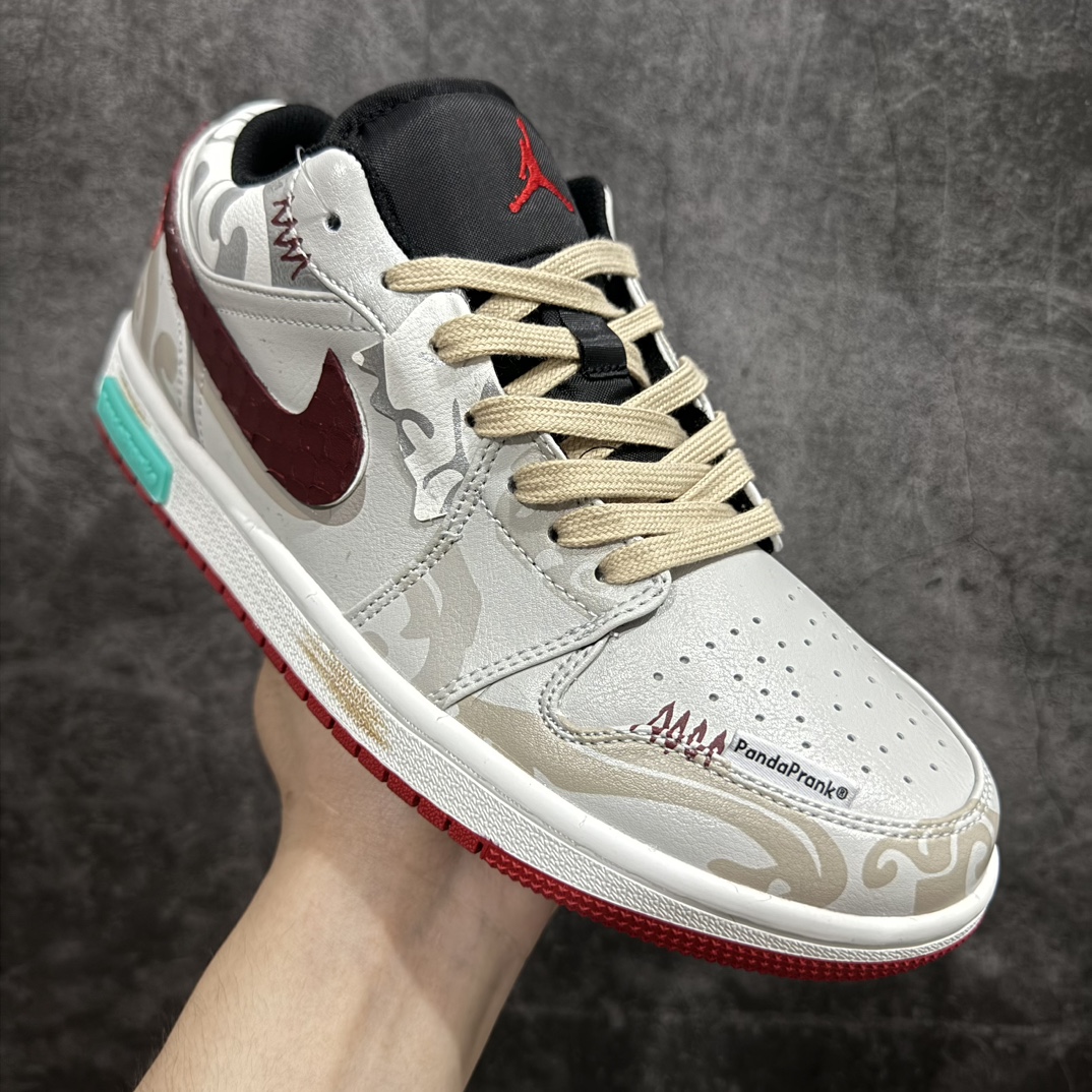 AirJordanAJ1Low熊猫恶作剧游龙则灵酣春独家正确版本原鞋开发品质细节完美复刻市面唯一纯原级别