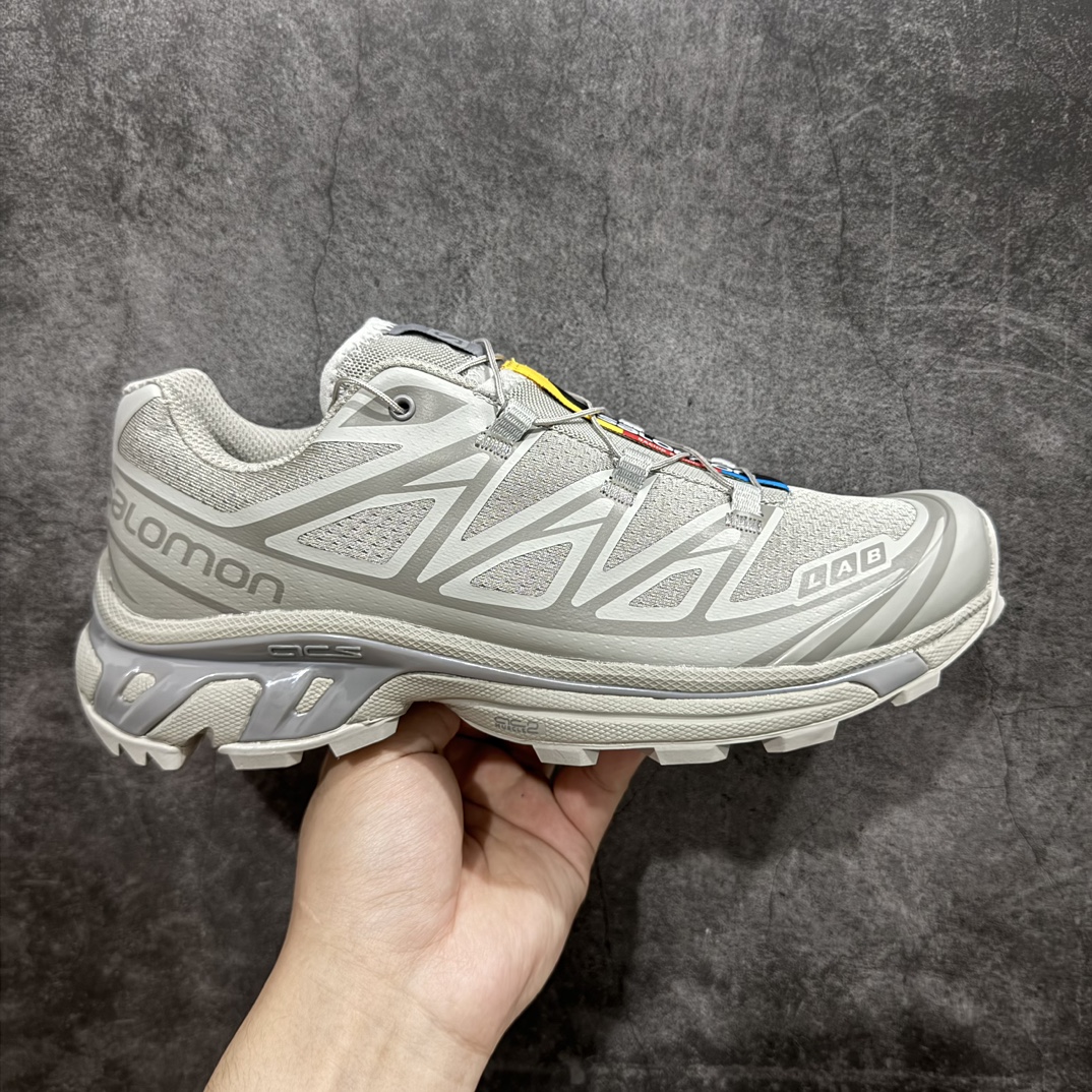 SalomonXT-6萨洛蒙复古潮流户外机能登山跑鞋灰色纯原外贸平台特供订单市场最高版区别市场货耗时半年